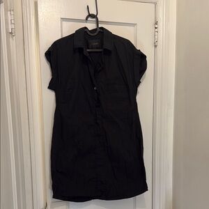 J. Crew Womens Black Shirt Dress